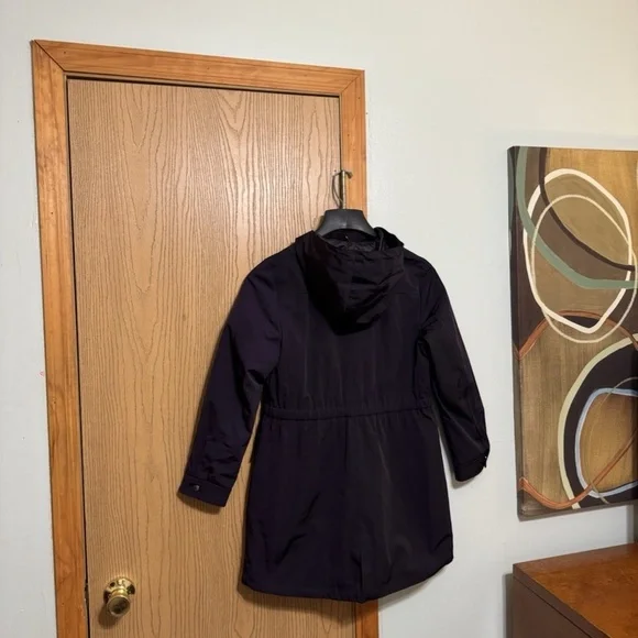 Talbots Size PM Solid Purple Long Sleeve Hooded Jacket - EUC - Picture 2 of 4